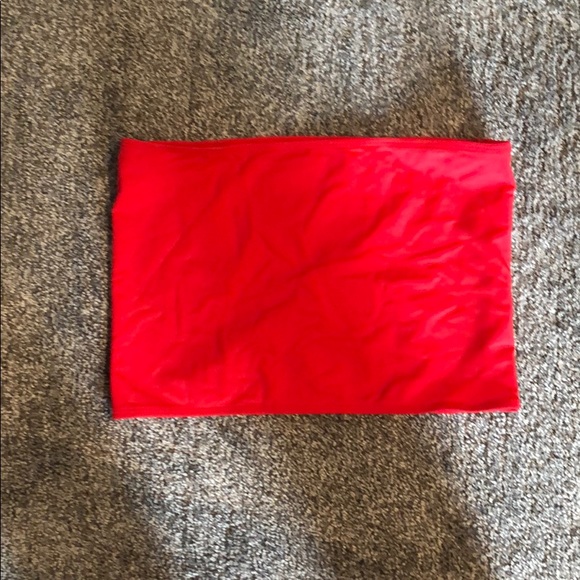 Red Two-Piece Swimsuit - Picture 2 of 4